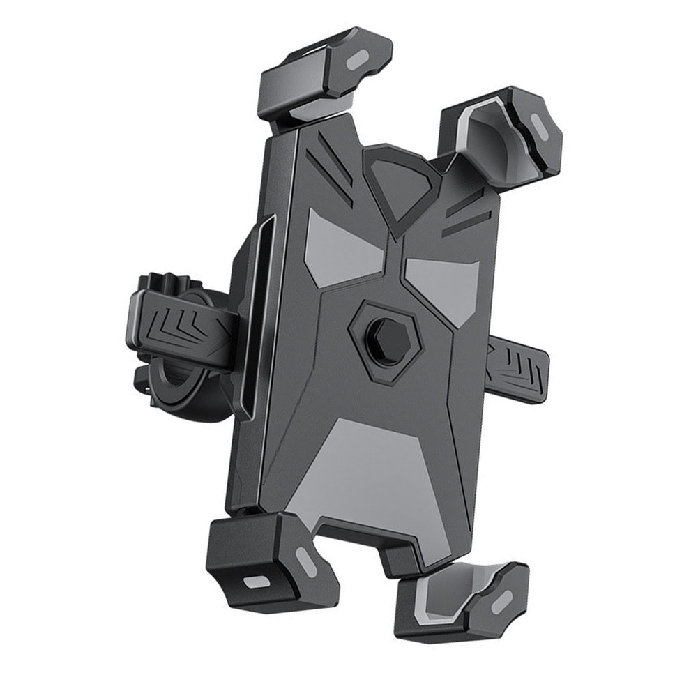 Shock Resistant Bicycle Phone Holder for Smartphones – Black Red Blue Grey