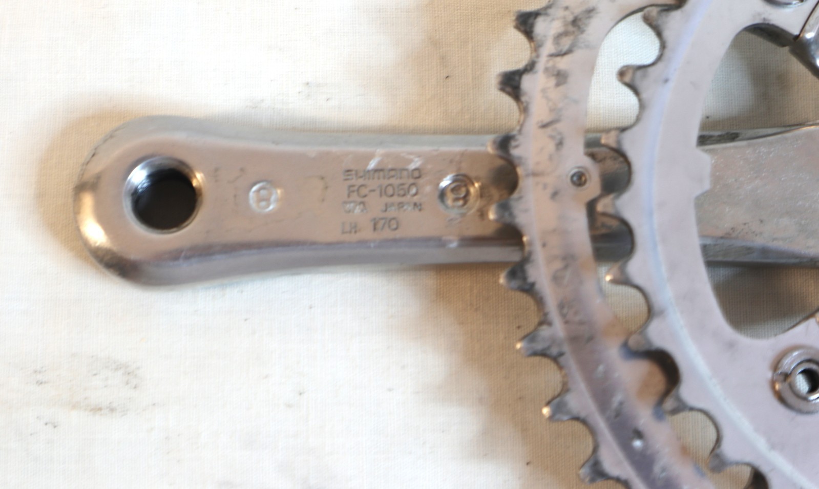 Shimano 105 Biopace FC-1050 170mm Arm 52/42t Chainring Crankset