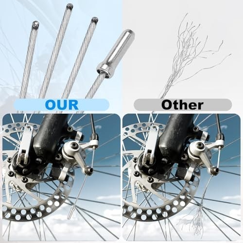 Bike Brake Cable Kit for MTB – Premium Mountain Bicycle Brake Cable Replacemen