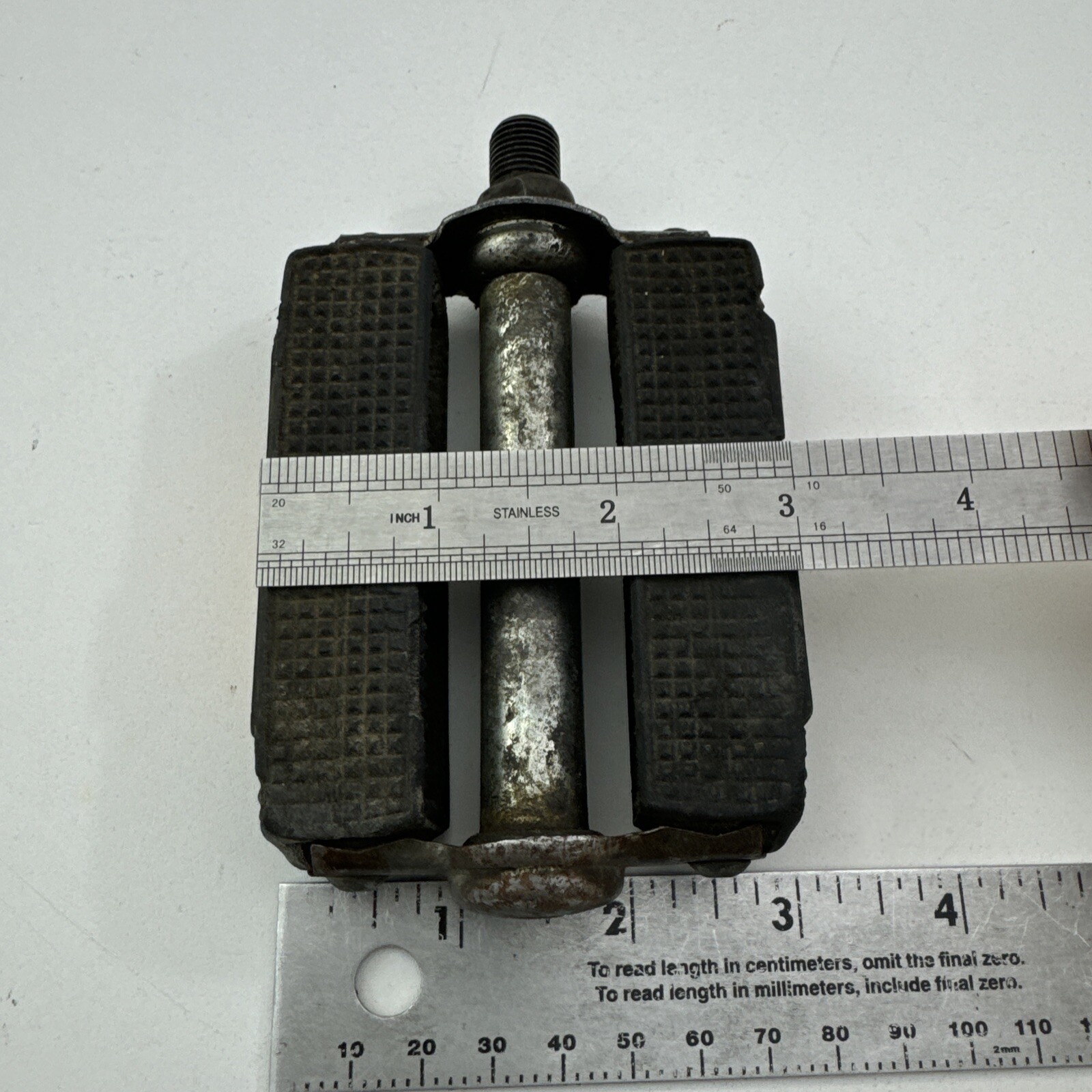 Vintage Union Pedals K10490 Block Rubber Schwinn 1/2 in Sting Ray Germany A78