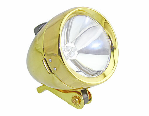 Bike Bullet Light 3/Led Bulb 777 Gold. Bike parts,Bicycle parts.