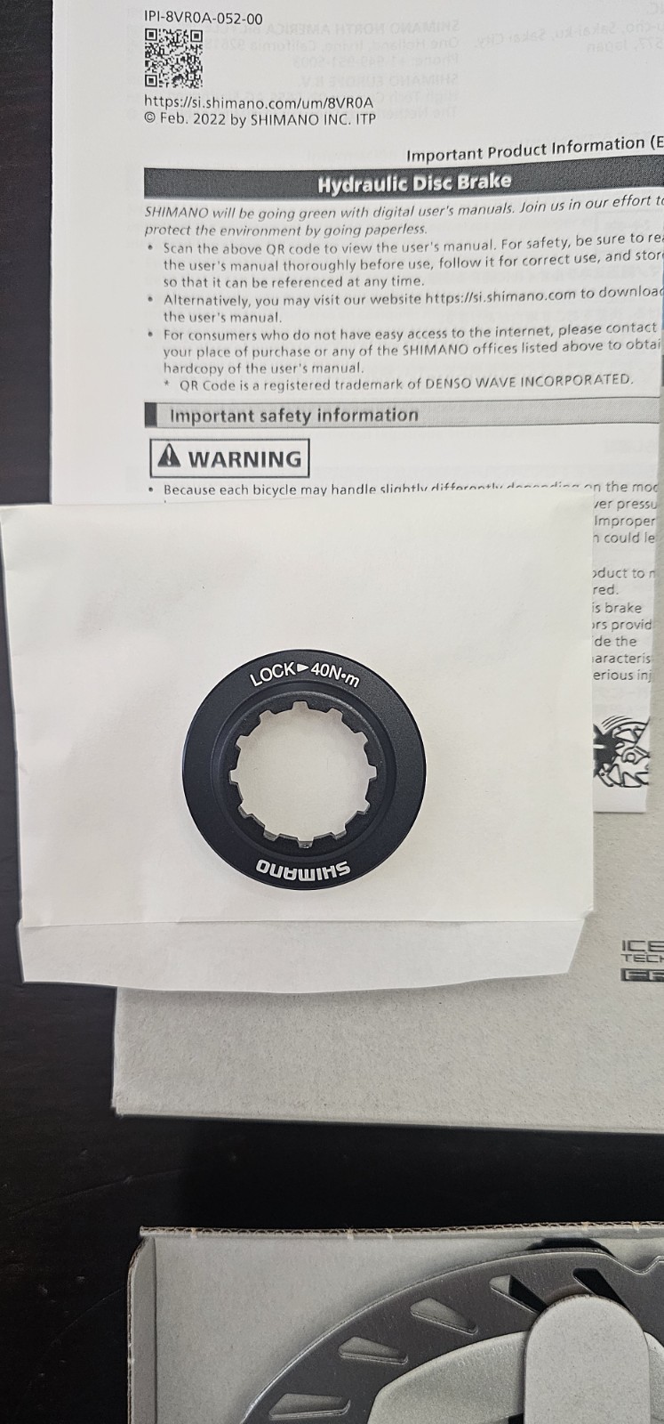 Shimano Disc Brake Rotor RT-CL800 160mm Centerlock Ice Freeza Technologies 2 pcs