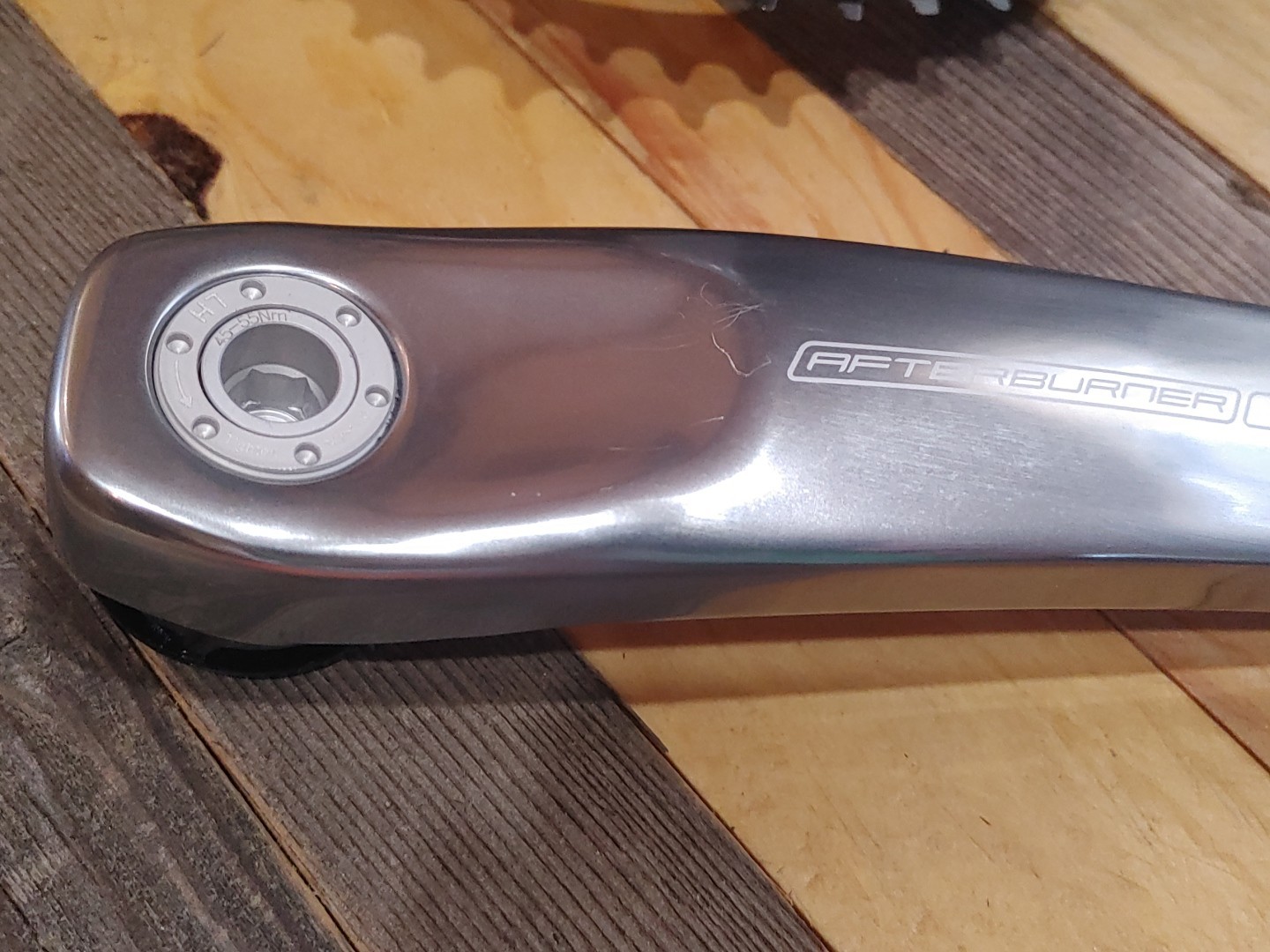 NOS FSA Afterburner Crankset 175 mm BB30 27/40T BCD 86 Hollow Forged Aluminum