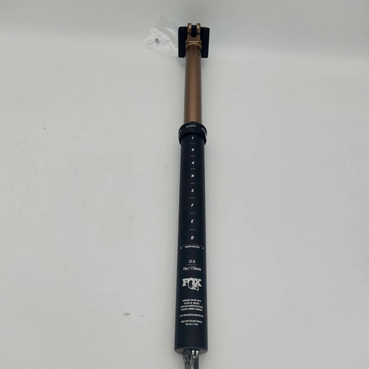 FOX Racing Shox 2021 Transfer Factory Dropper Seatpost 31.6MMX175MM W/ KS Remote