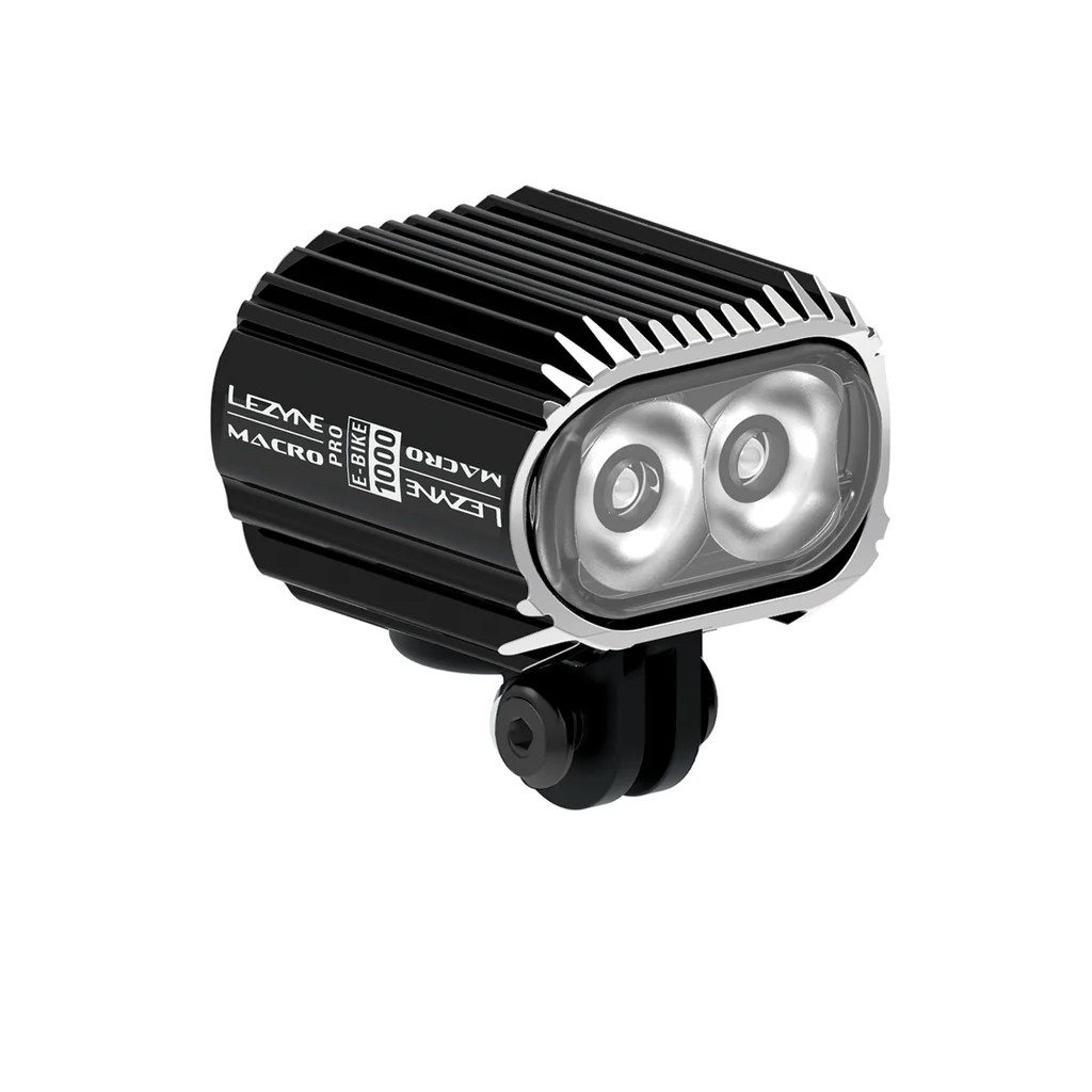 Lezyne E-Bike Macro Drive 1000 USB LED Front Light with Bosch Connector, 1000
