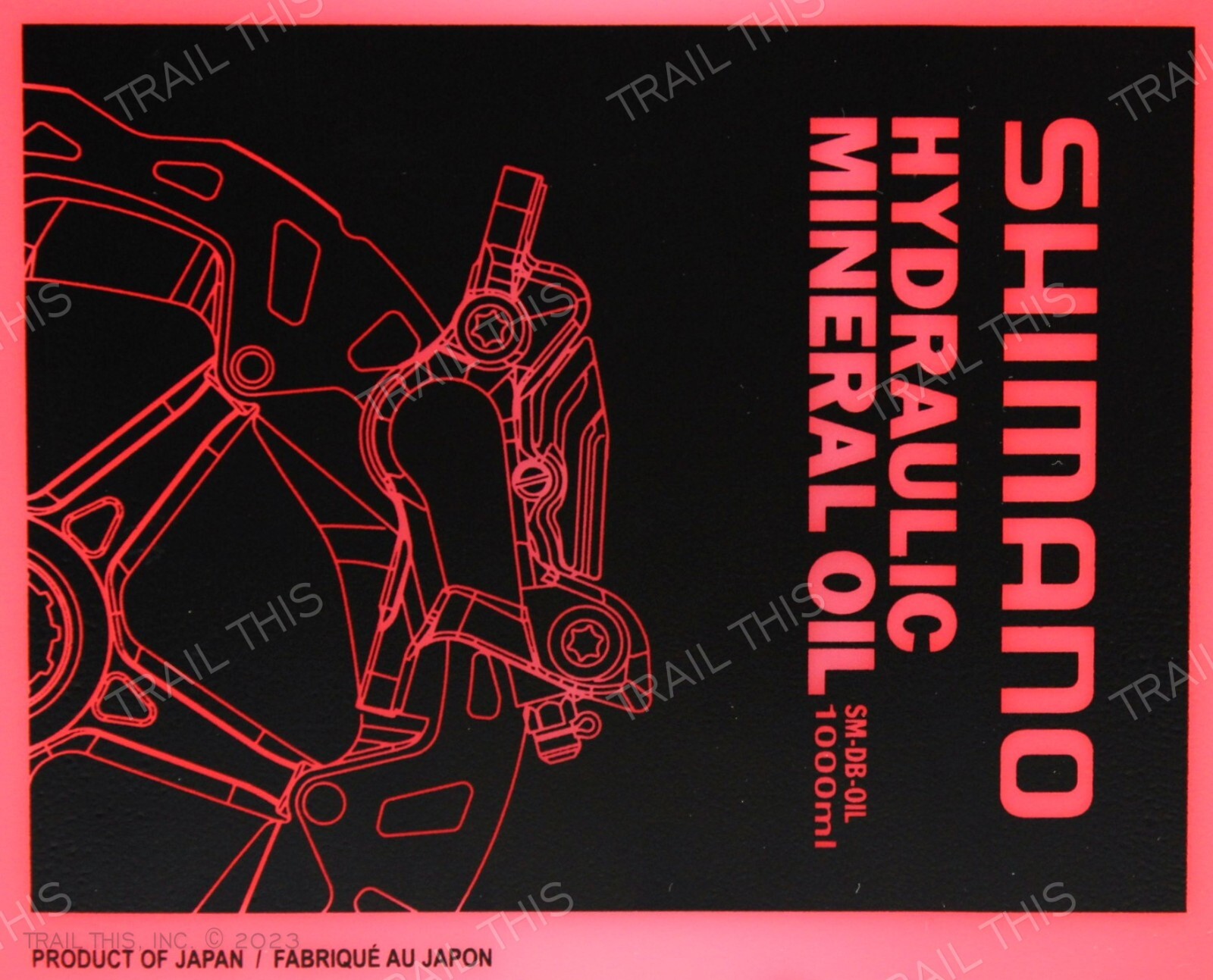 Shimano 1000ml Mineral Oil Brake Fluid Hydraulic Disc Bike 1L 1-Liter Bottle