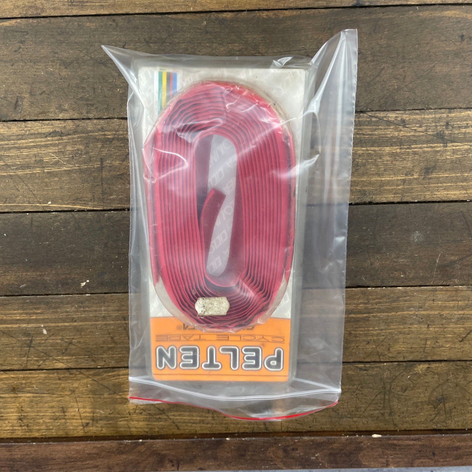 Vintage Ciclolinea Pelten Handlebar Tape Red NOS 80s Road Bike Ribbon Drop Bar