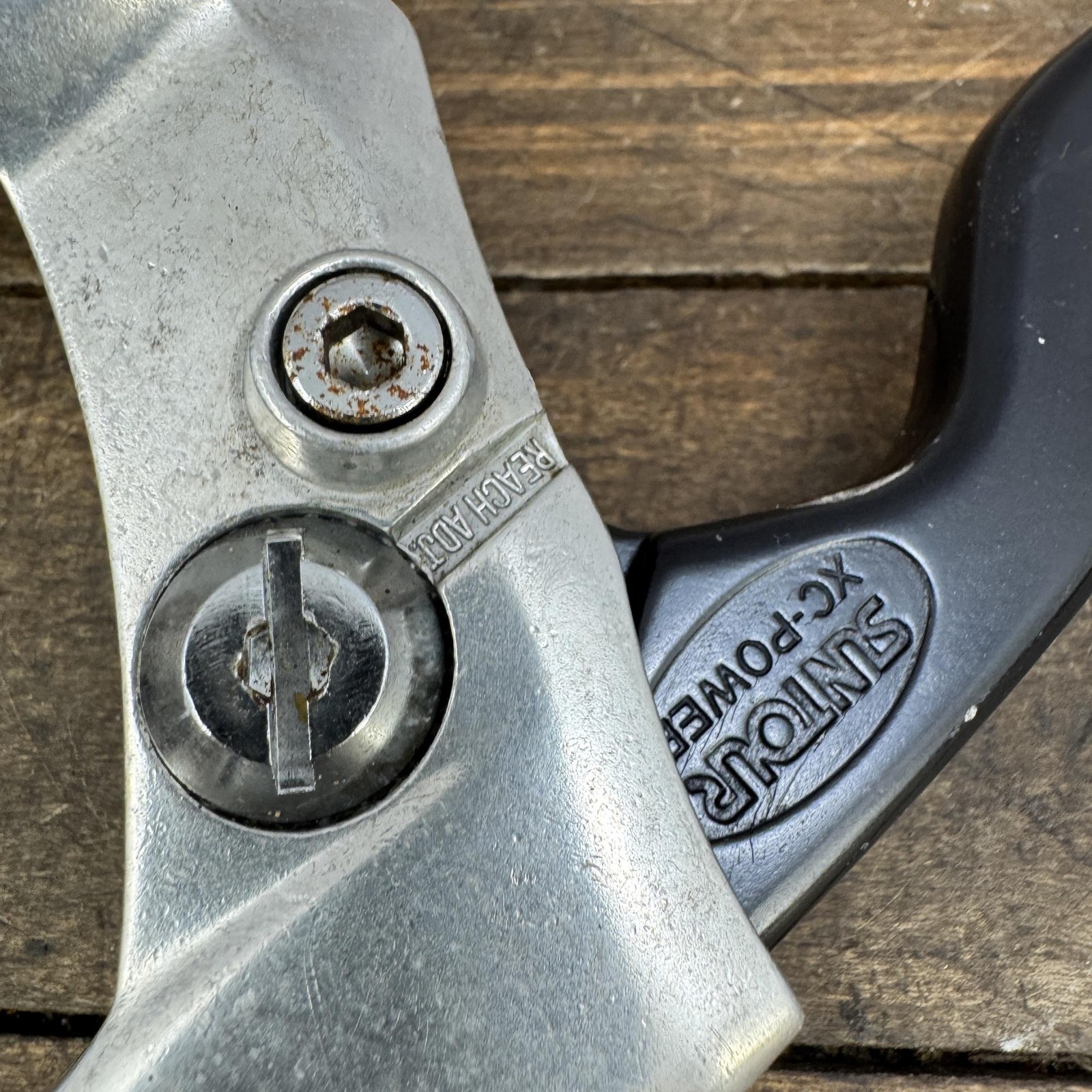 Vintage Suntour XC Power Brake Lever Set Black 22.2 4 Finger Pair 1980s MTB