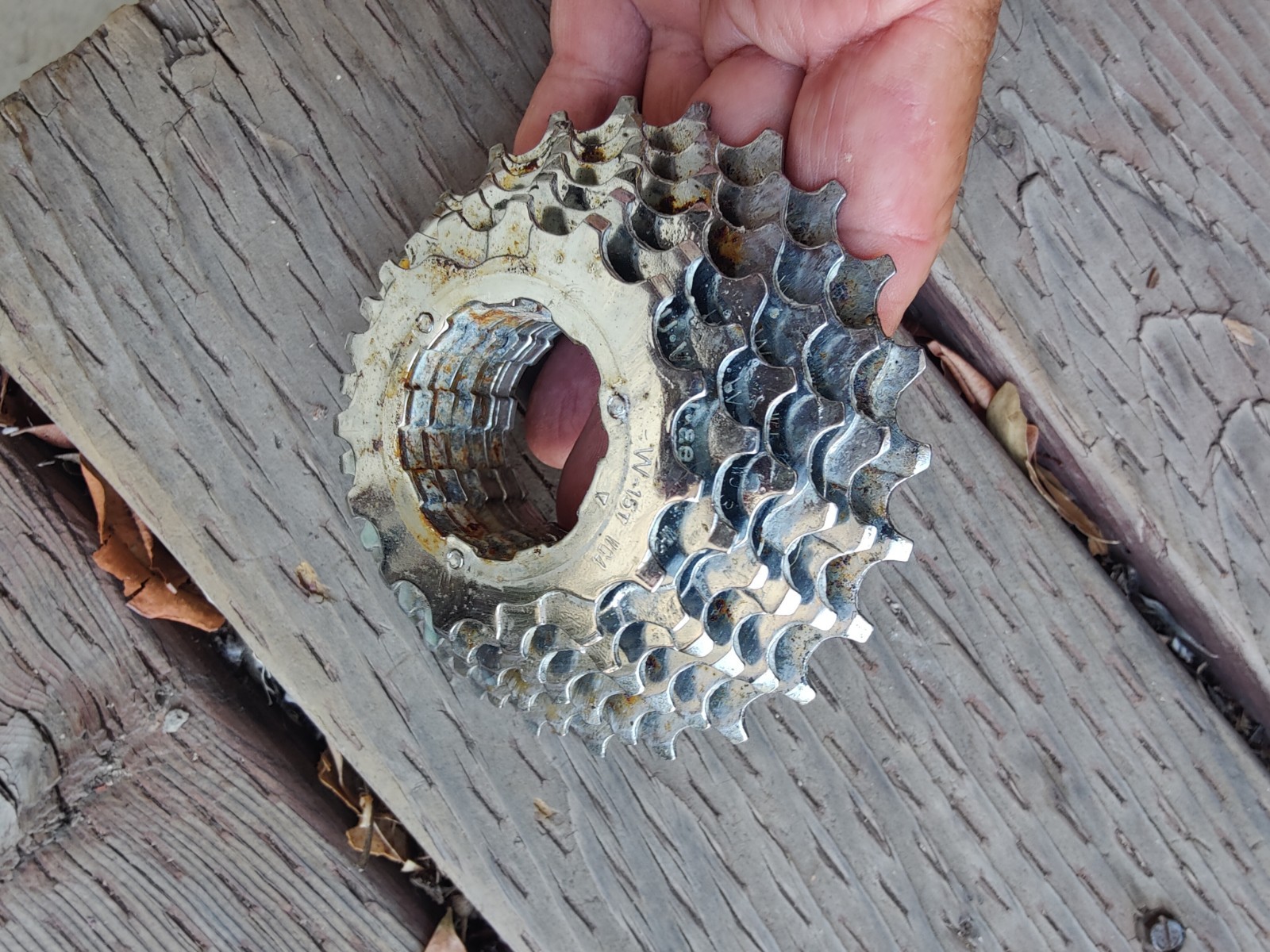 Shimano 7 Speed Cassette Incomplete Hyperglide 15-25 Teeth Used