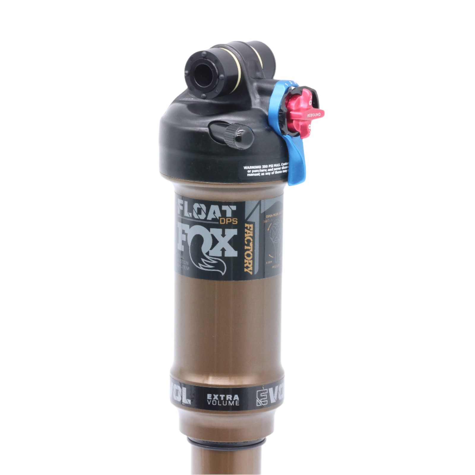 2023 Fox Float DPS Factory Rear Shock – 210x55mm – 3pos-Adj, Evol LV