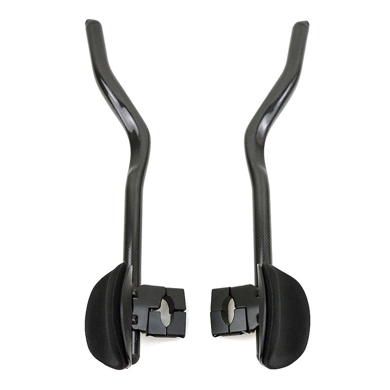 Carbon Fiber Bicycle Triathlon Bar 55° Degree Anti-slip Integrated Aero Rest Bar