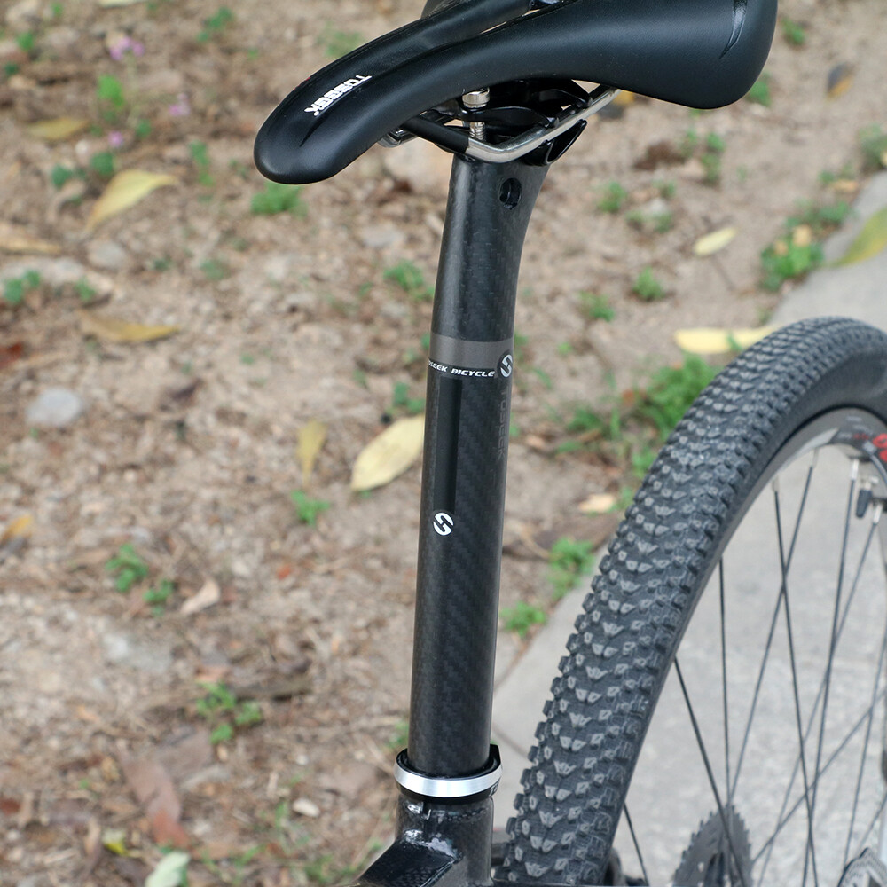 TOSEEK Carbon Fiber Seatpost Offset Mountain Road Bike Seatpost 27.2/30.8/31.6mm