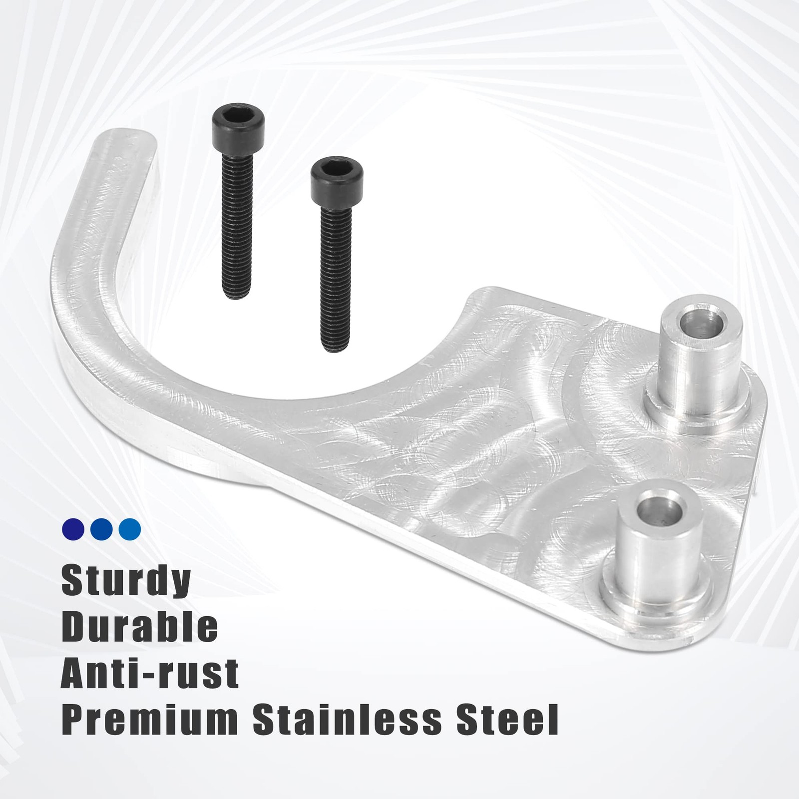 X AUTOHAUX Car Lower Timing Chain Guide 5.31″x2.17″x0.98″, silver tone