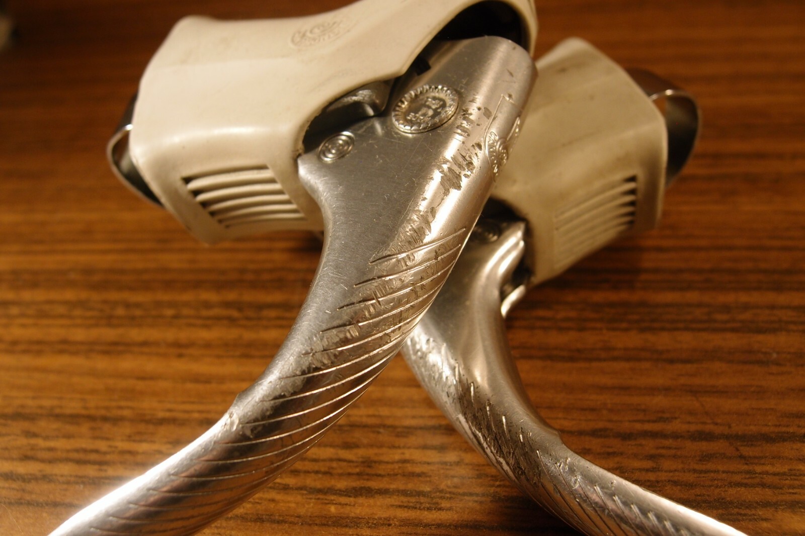1987 racing brake levers Campagnolo Chorus made in Italy 23,8-24,2 mm clamp