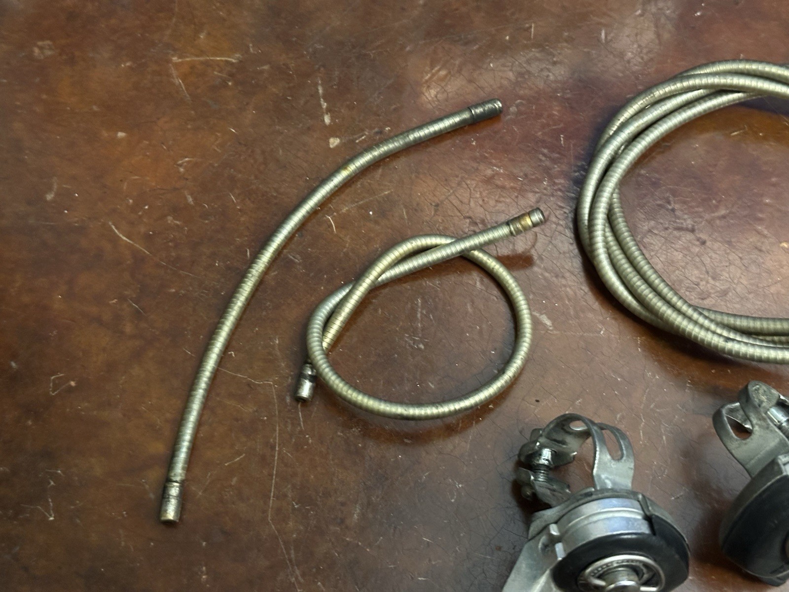 Vintage Shimano EM Thumb Shifter Set SL-MT30 MTB ATB Friction Thumbies 80s