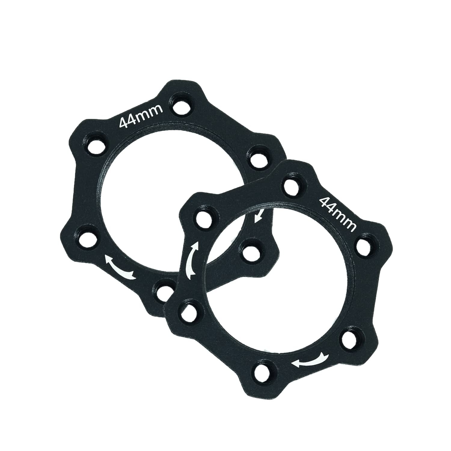 44MM Bike Freewheel Threaded Hubs Disk Disc Brake Rotor 6 Bolt Flange Adapter
