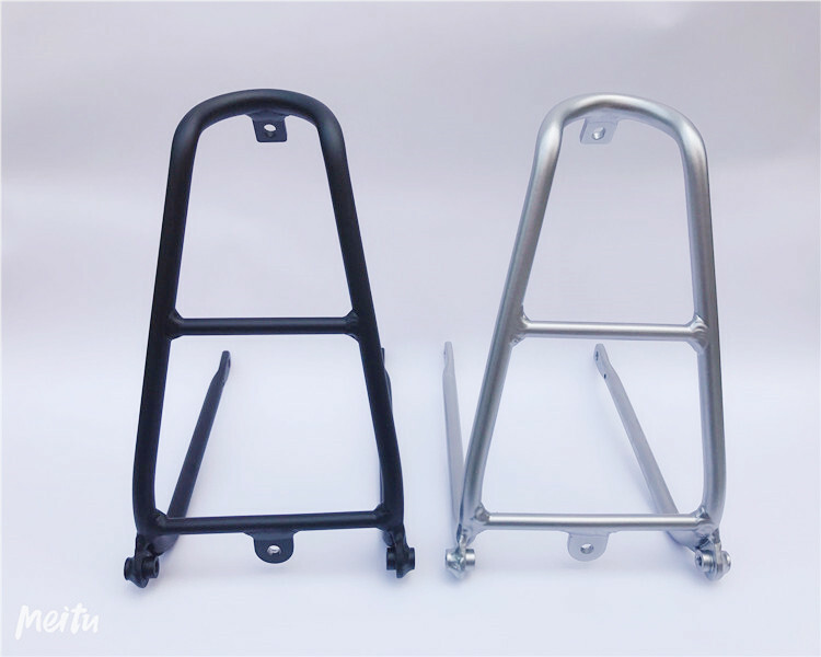 Aolly Rear Rack / EZ Easy wheels for Brompton Bicycle