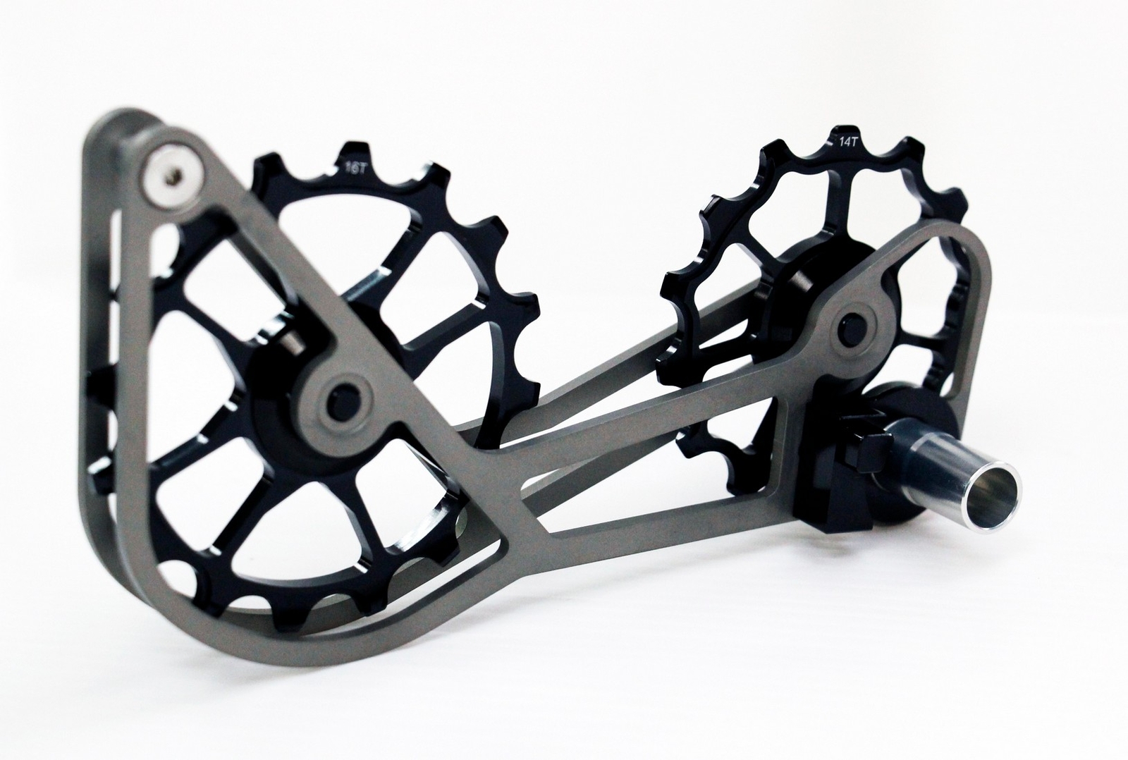 Swishti Road Bike Oversized Pulley Titanium Cage For Campy Campagnolo Black