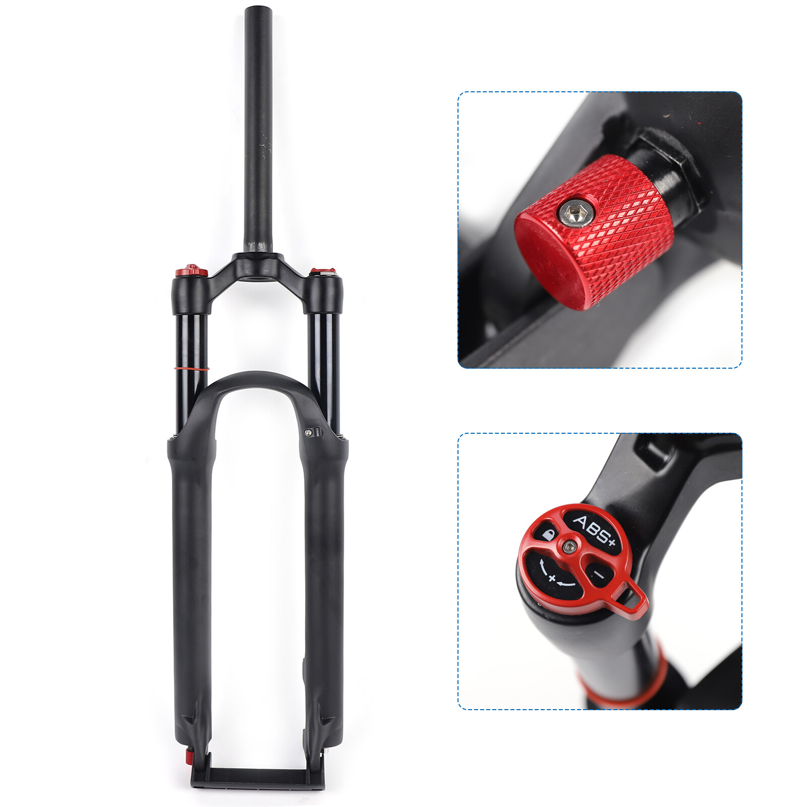 Suspension Fork 26″ Air Shock Rebound 120mm MTB Mountain Bike Fork US Shipping