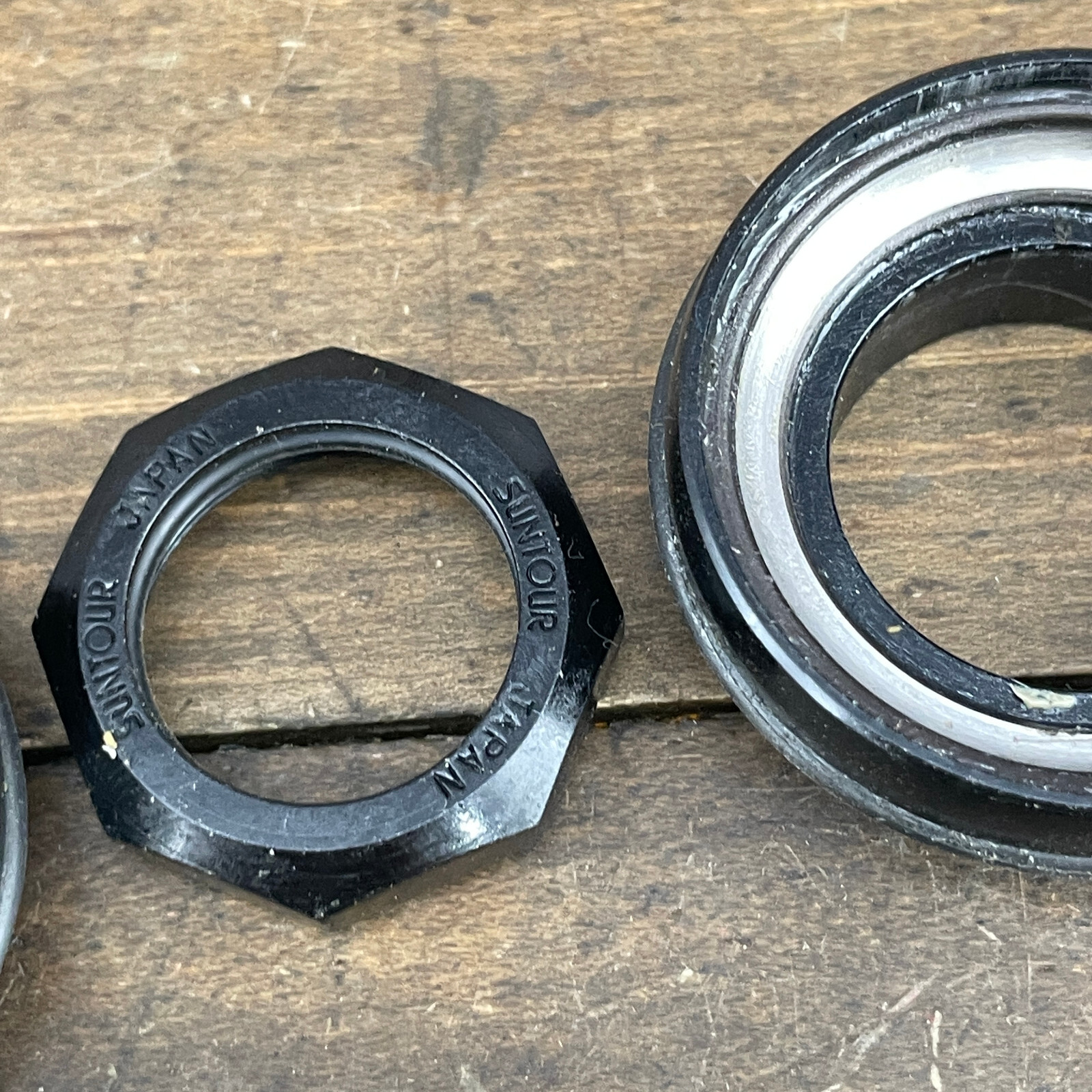 Vintage Suntour XC Pro Headset WTB Grease Guard Italian 1″ 1 Threaded 90s MTB