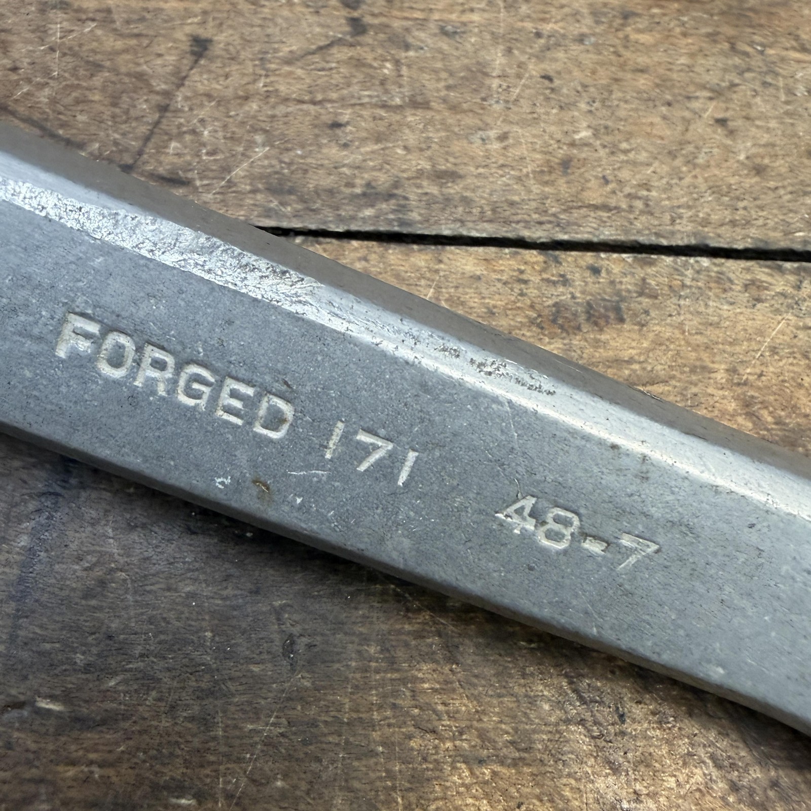 Vintage Sugino Maxy 171mm Left Crank Arm Forged Silver Square Drive Bike