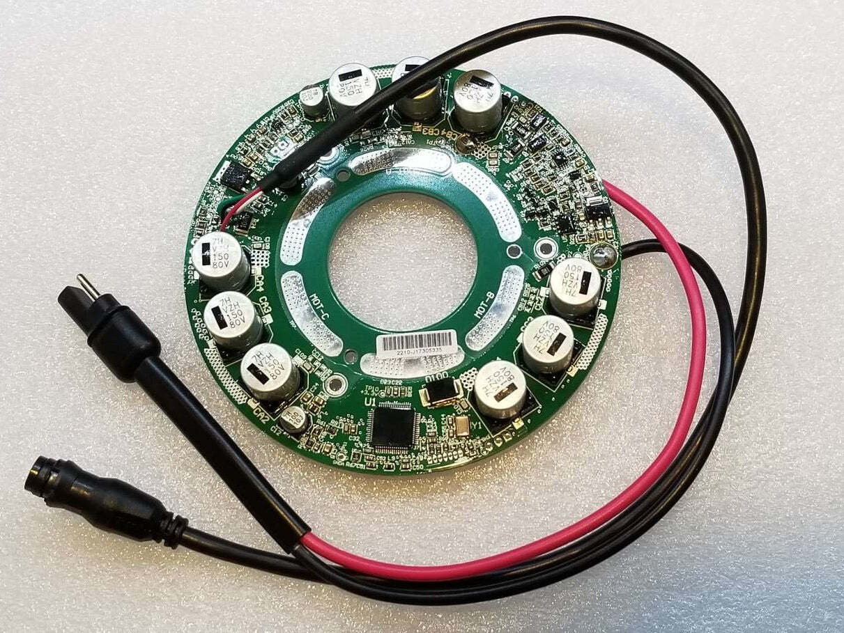 BionX Motor PCB Assembly with wires, MOT_V3.3b, for P/S/SL/PL Series motors.