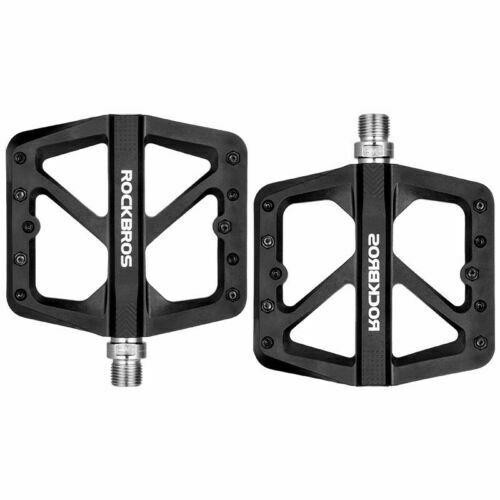 MTB BMX Bike Pedals DU Sealed Bearing Lock Widen Nylon Bicycle Pedals Cycling