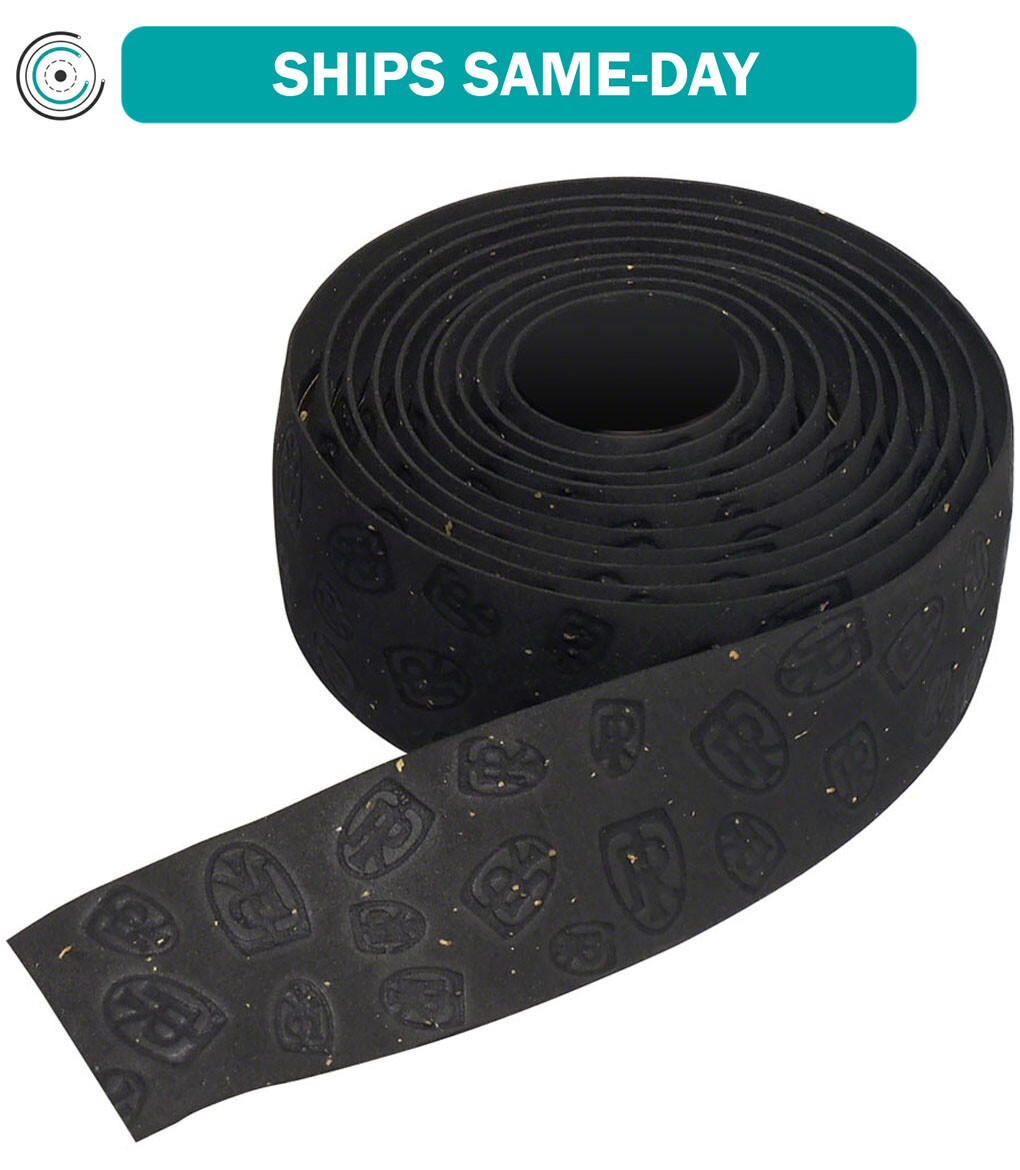 Ritchey Comp Cork Handlebar Tape Black 180cm x 3cm Wrap Adustable Endcaps