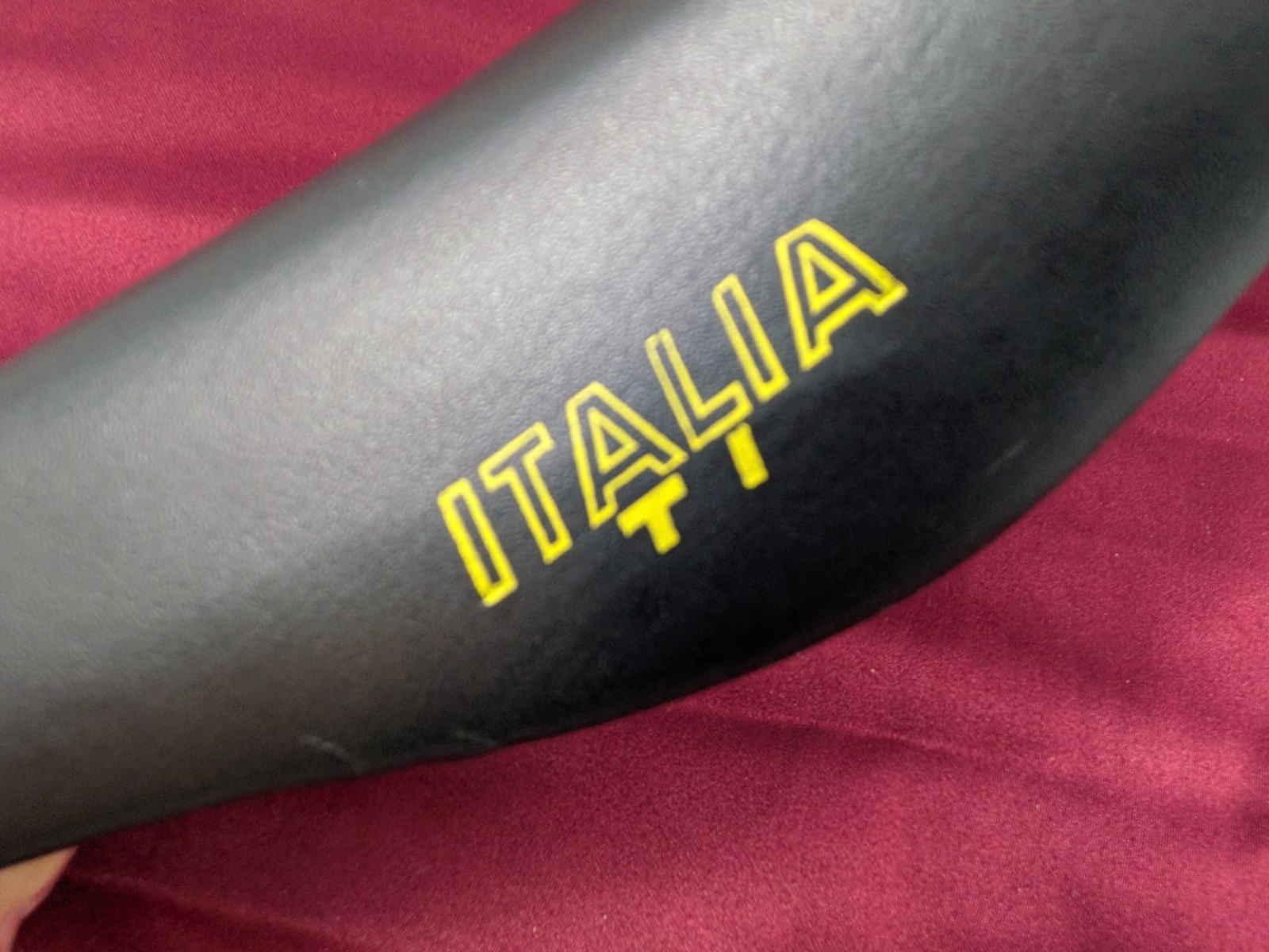 Selle Italia TI Leather Bicycle Saddle 27x16cm Foam Cushion SA25 CLEAN!