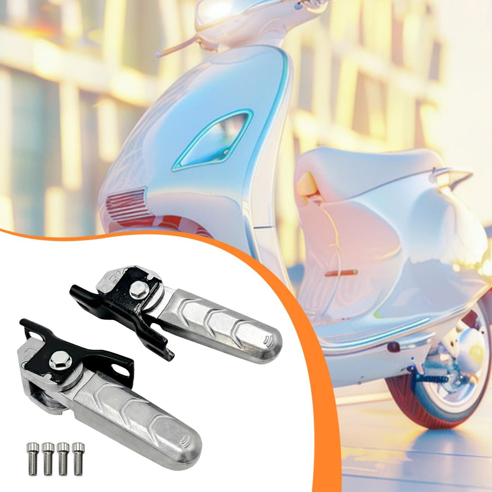 E Bike Foot Rests Replace Easy to Install Non Slip Practical Foldable Pedal