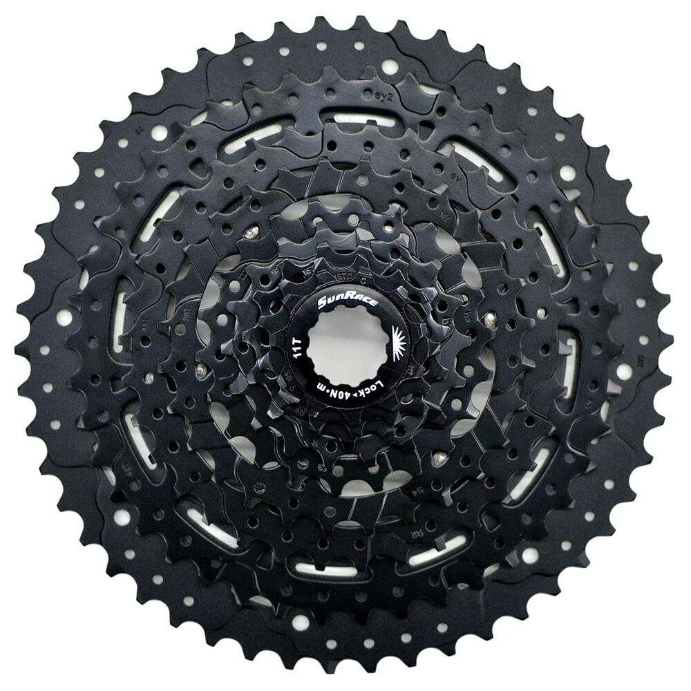 SunRace CM993 11-50T 9 Speed Wide Ratio Cassette , Black
