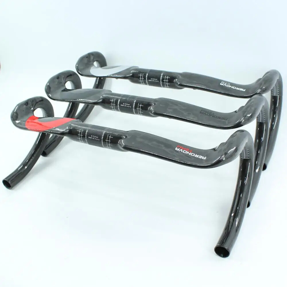 Road Bike Carbon Handlebar Bicycle Drop Bar Glossy Matt 31.8mm 400/420/440mm