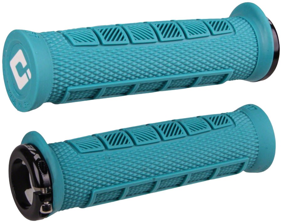 Elite Pro – ODI Elite Pro V2.1 Grips – Turquoise/Black, Lock-On – Grip