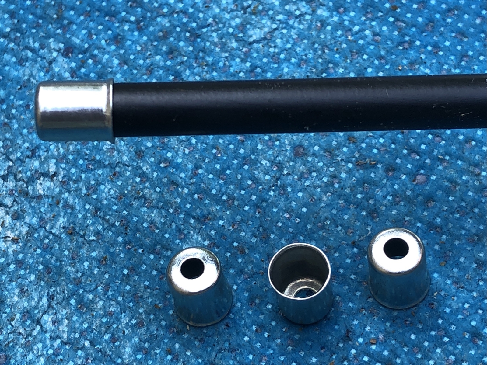 CASIRAGHI Lined Teflon Tech Brake Cable Housing 6 ft Black & 4 Ferrules