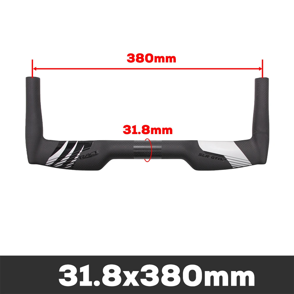 Full Carbon Road Bike TT Handlebar 0 Degree 380-460mm Width Triathlon Handlebar