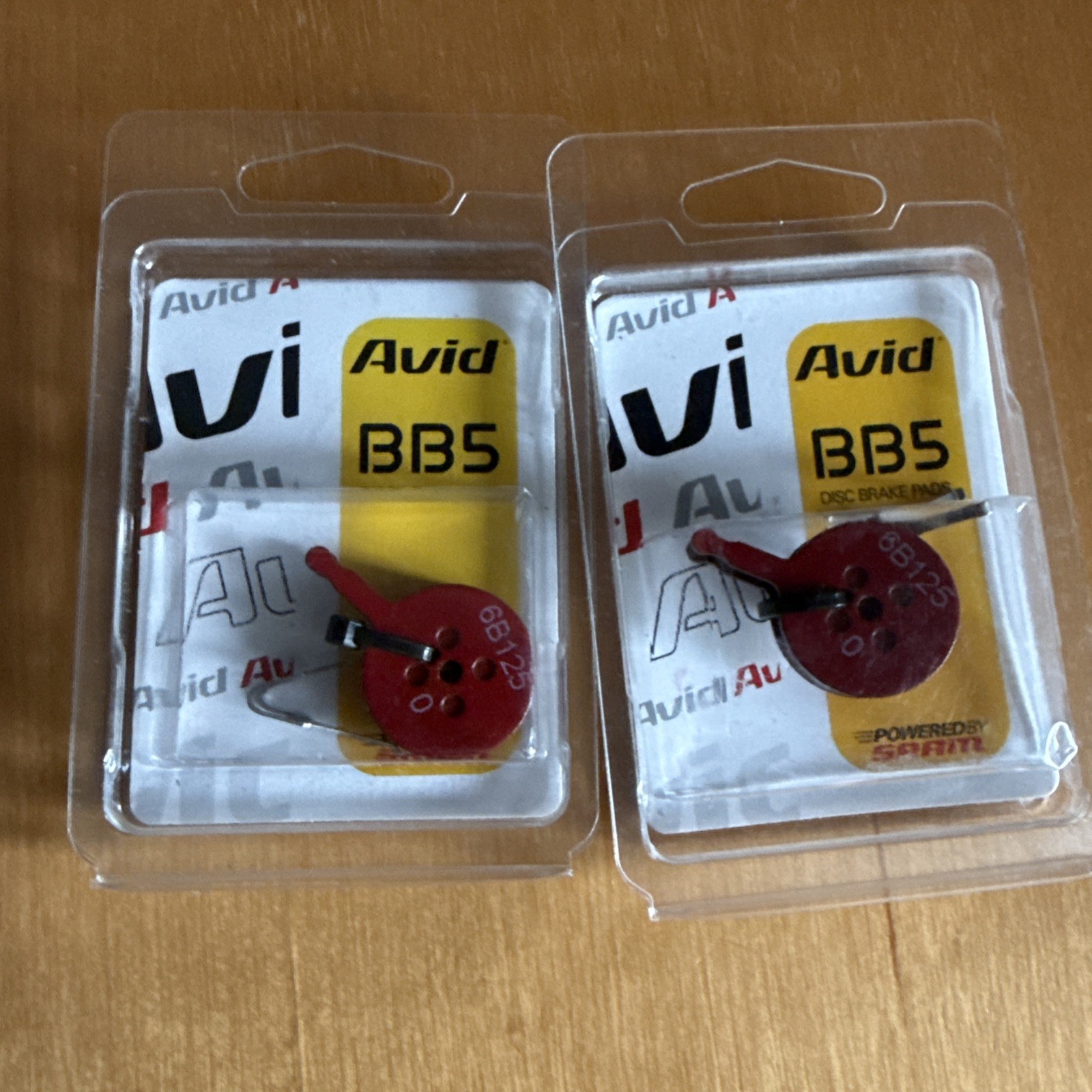 2 Pairs Bicycle Disc Brake Pads for Avid Mechanical BB5 Organic Pads