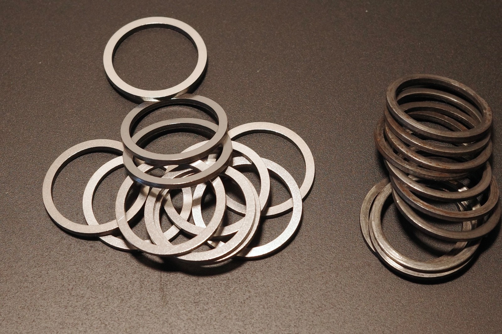 Bullseye crank shims & spacer hardware set – accurate reproduction. Retro MTB