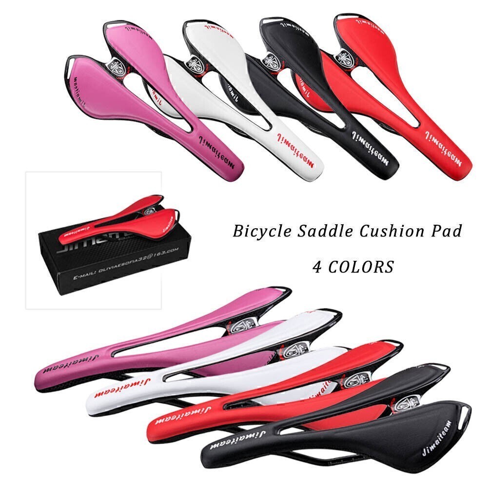Mountain Bike Road Bicycle Seat Saddle Pad Racing Bike Carbon Fiber Hollow