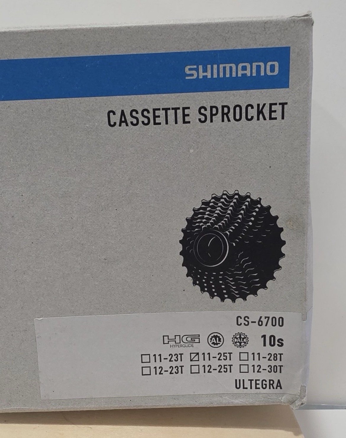 Shimano CS-6700 Ultegra Bicycle Cassette (10-Speed) 11-25T