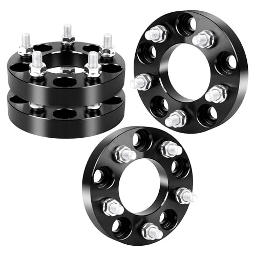 1 inch Wheel Adapters for Corvette Wheels on Cherokee Vehicle, 5×4.5 to 5×4.75