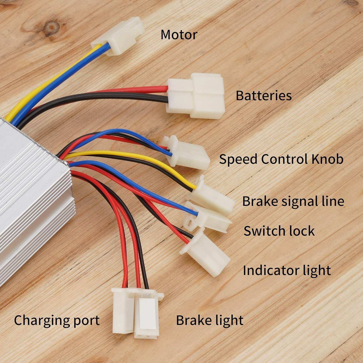 24V 500W Brush Motor Controller – Speed Control for Electric Tricycles
