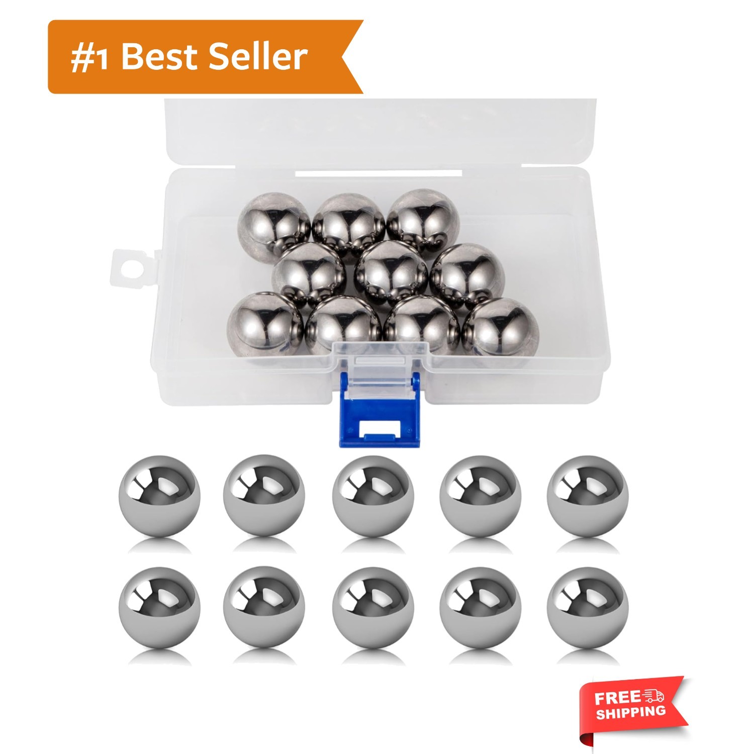 10 Pcs 3/4″ Inch 0.75″ Precision Chrome Steel Bearing Balls Assorted Loose Bi…