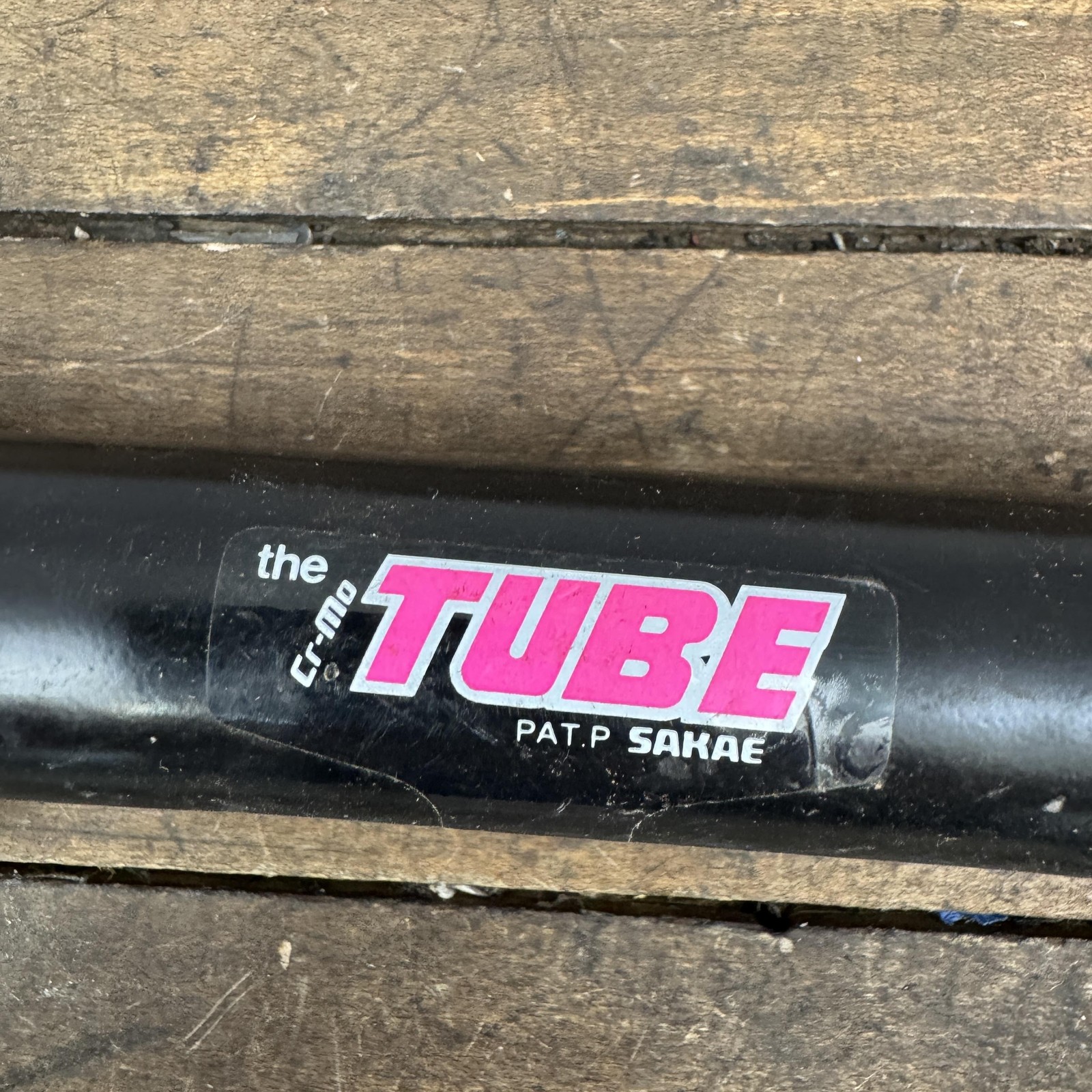 Vintage Sakae The Tube Quill Stem 22.2 NOS 25.4 Clamp Black MTB Cable Stop 1″