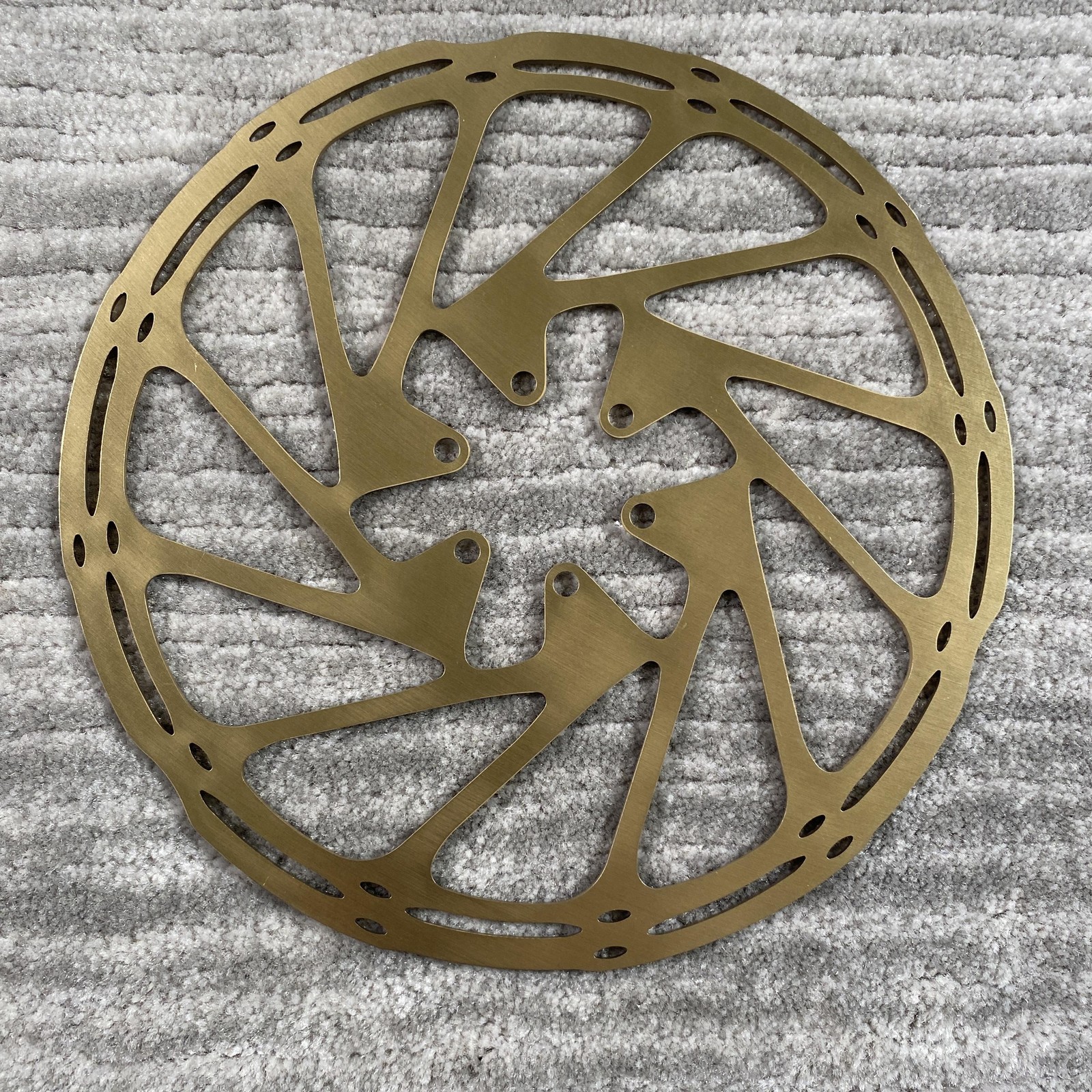 SRAM CenterLine Disc Brake Rotor 203mm 6-Bolt Gold Steel Avid MTB Road Bike