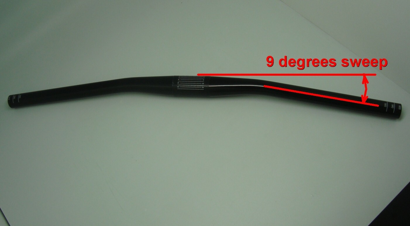 Full carbon MTB bike flat bar 31.8 600mm UD clear coat Bicycle handlebar AHB11