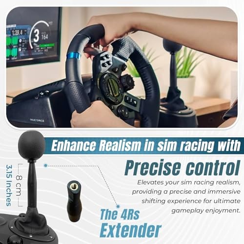 Gear Shifter Knob Adapter Mod for Logitech G29 G920 G923 G27 G25, 8cm (3.15″)
