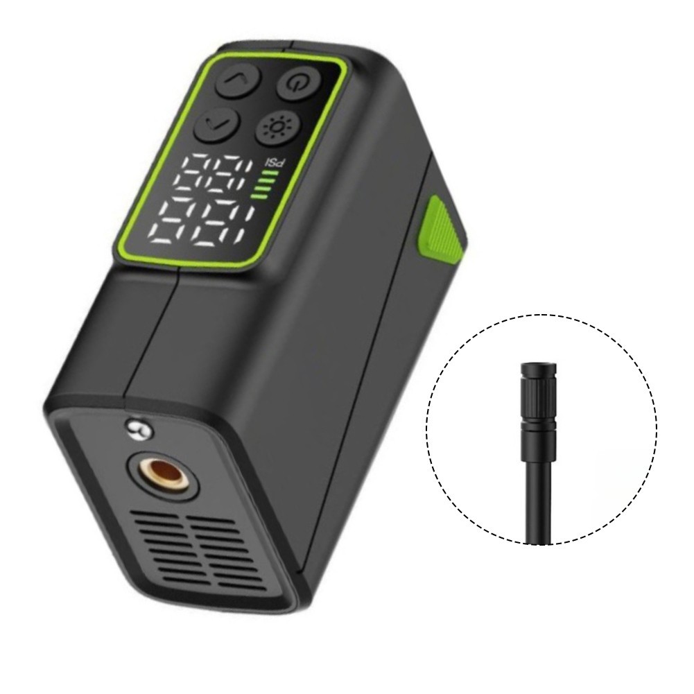 Compact Electric Air Pump 150 PSI for Bicycles with Real Time Pressure Display