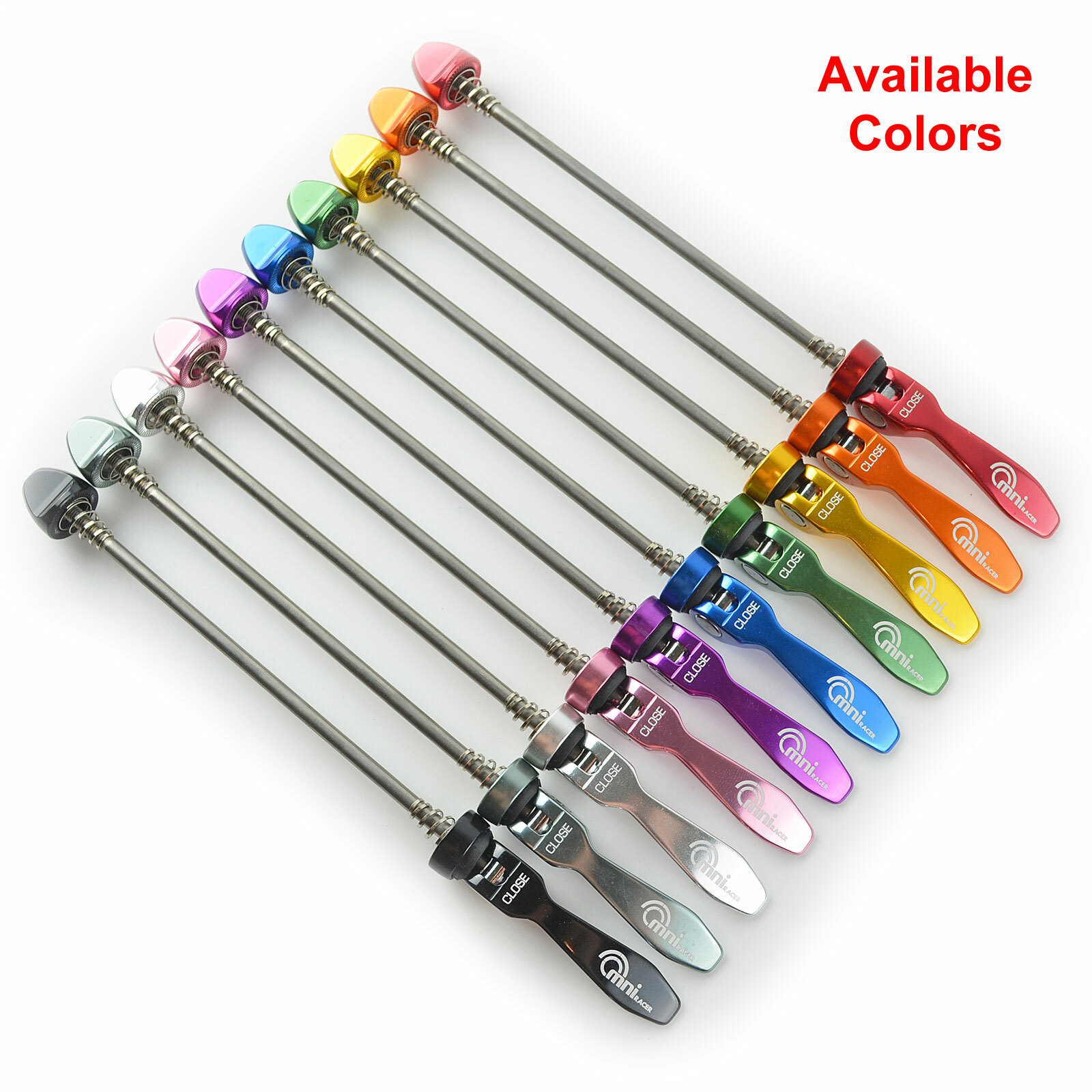 OMNI Racer Quick Release Road Mountain Wheel Stainless Alloy Skewers Skewer Set