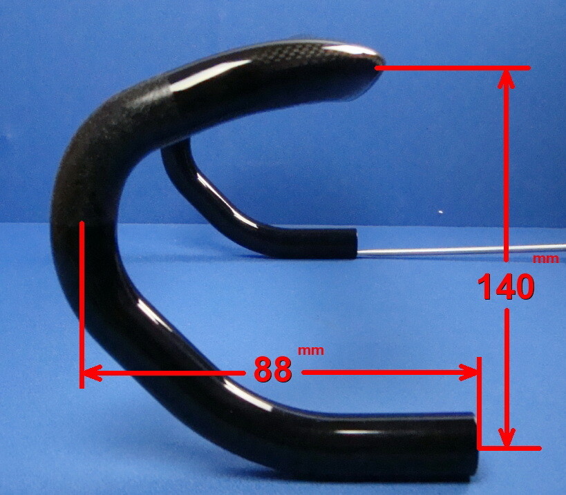 Road Bike Full Carbon Handlebar 31.8m 215g durable AHB05 420mm/440mm/460mm USA