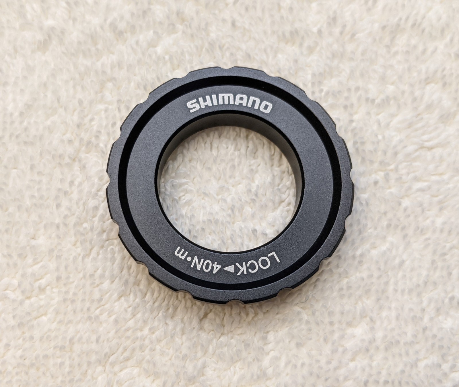 Shimano XT M8010 External Serration Centerlock Disc Brake Rotor Lockring